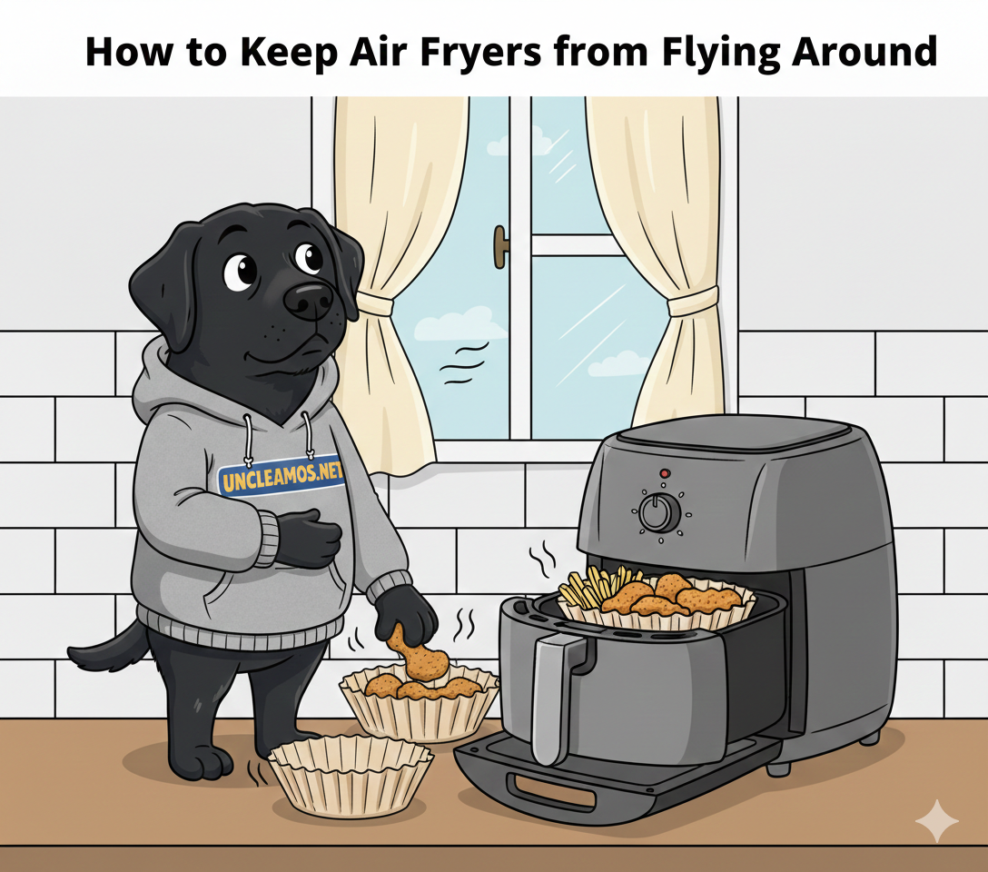 How to Keep Air Fryer Liners from Flying Around