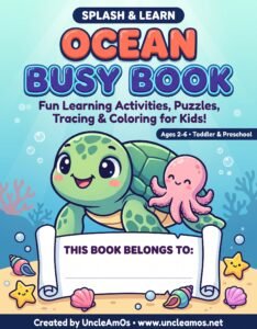 Read more about the article FREE Ocean Busy Book for Toddlers & Preschoolers!