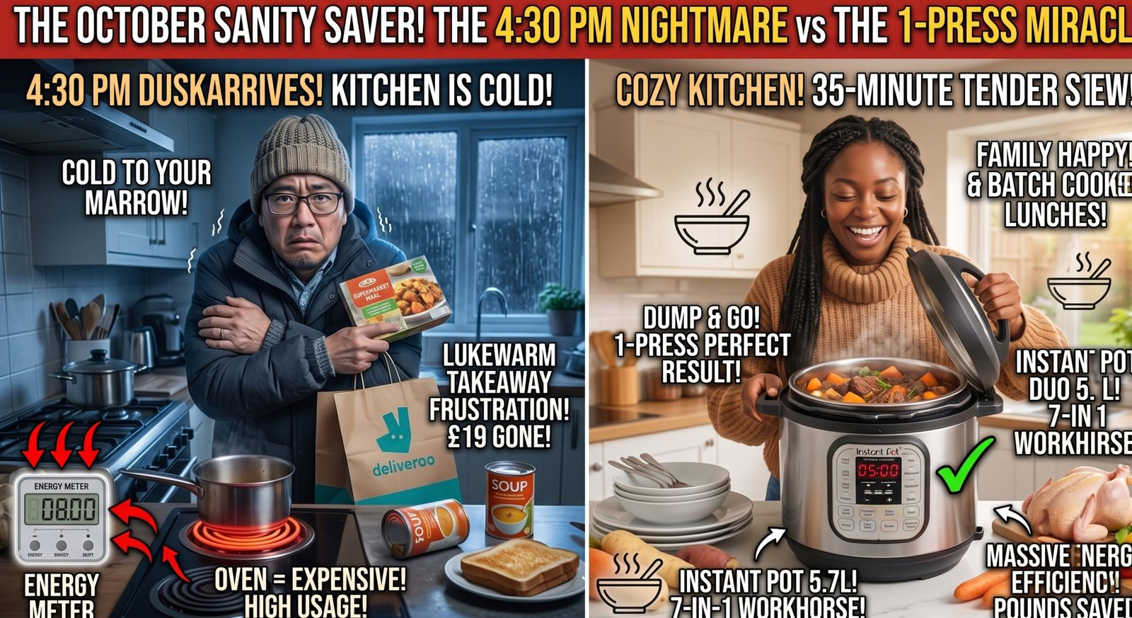 You are currently viewing Instant Pot Duo 5.7L, Electric Multi Cooker, 7-in-1,Pressure & Rice Cooker