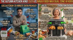 Read more about the article The Autumn Kitchen King: Why the Ninja Foodi MAX Dual Zone 9.5L (AF400UK) Just Sacked My Oven
