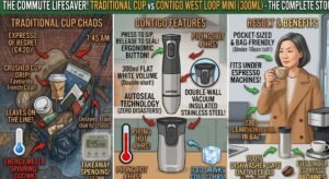 Read more about the article The Morning Commute Lifesaver: Why the Contigo West Loop Mini (300ml) Sits Firmly in My Coat Pocket