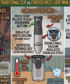 The Morning Commute Lifesaver: Why the Contigo West Loop Mini (300ml) Sits Firmly in My Coat Pocket