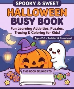 【FREE DOWNLOAD】The Rainy-Day Lifesaver for Toddlers: Spooky & Sweet Halloween Busy Book! 👻
